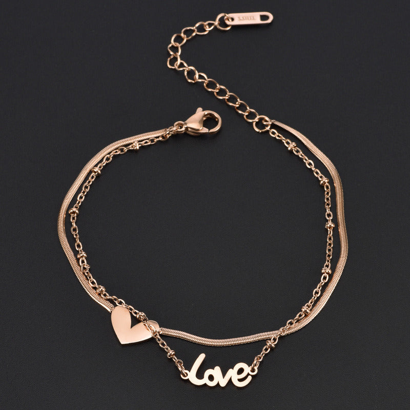 Women's Fashion Simple Personality Geometric Anklet