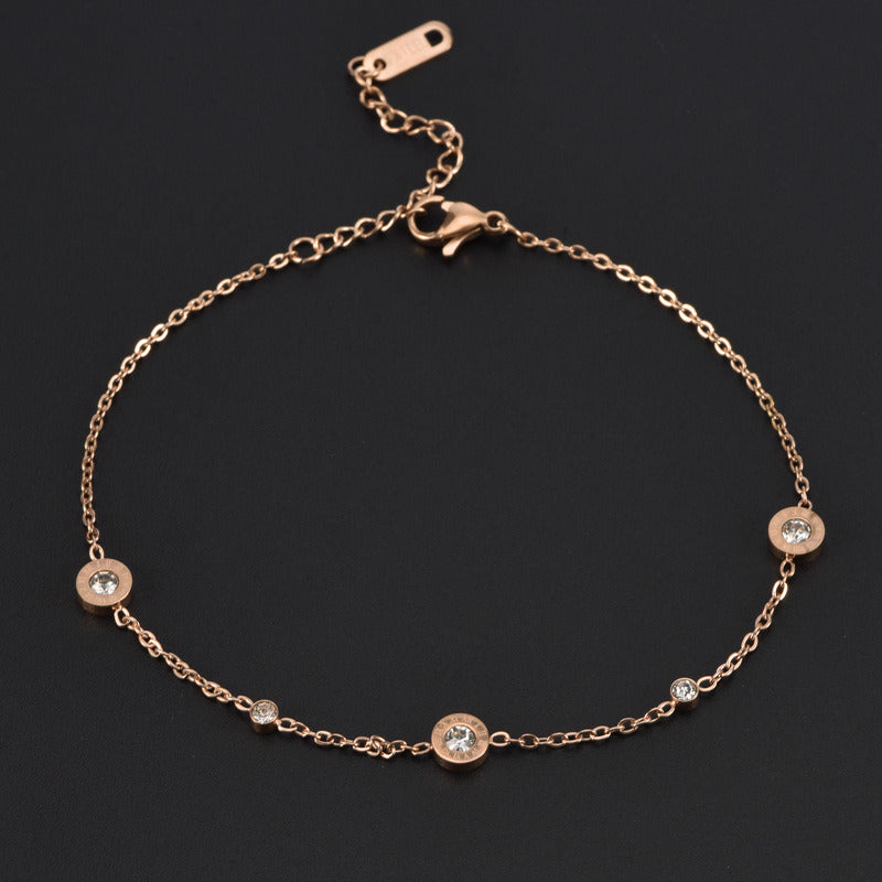 Women's Fashion Simple Personality Geometric Anklet