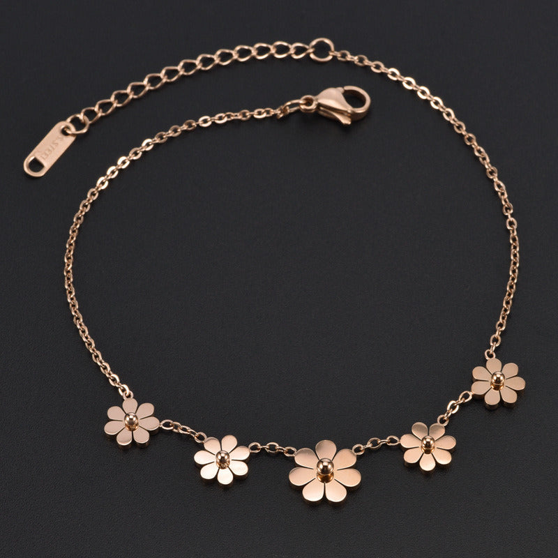 Women's Fashion Simple Personality Geometric Anklet