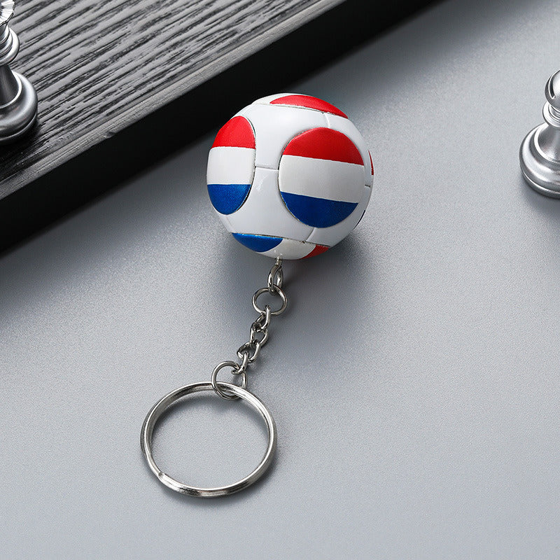 Supplies Small Gifts Wan National Flag Keychain