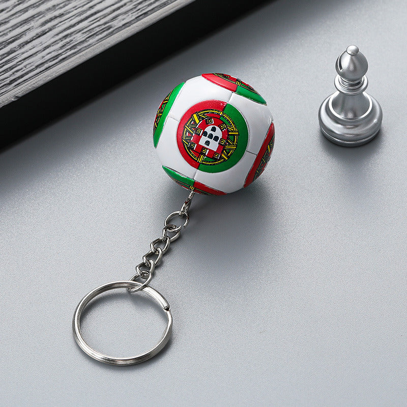 Supplies Small Gifts Wan National Flag Keychain