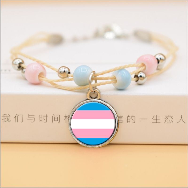 Rainbow Gay Bracelet Ceramic Handicraftt