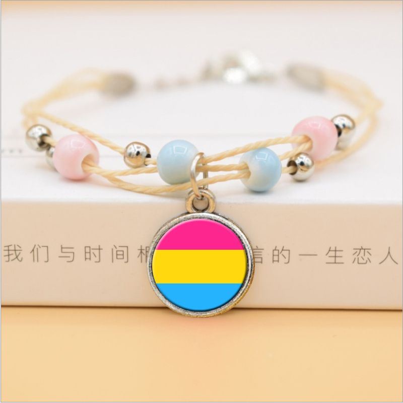 Rainbow Gay Bracelet Ceramic Handicraftt