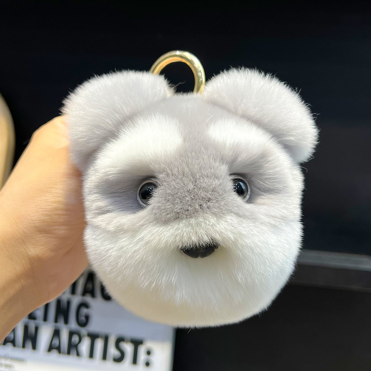 Automobile Key Chain Pendant Plush Doll