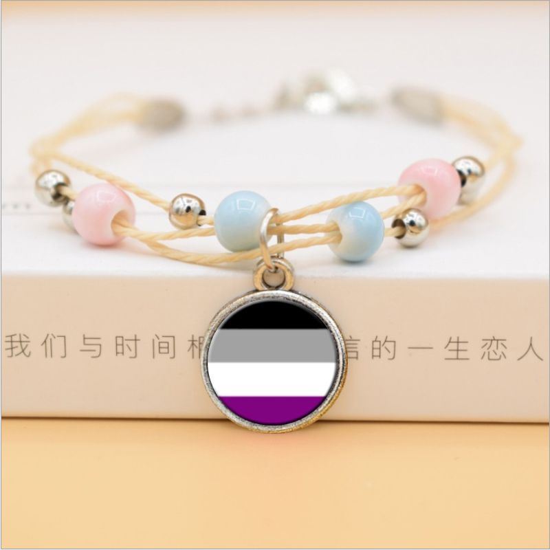 Rainbow Gay Bracelet Ceramic Handicraftt