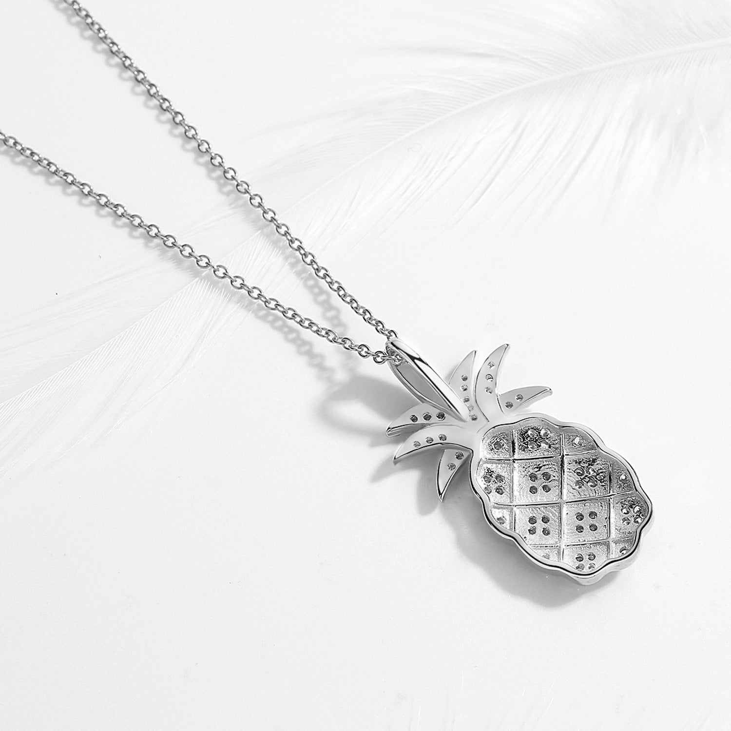 925 Silver Women's Pineapple Necklace