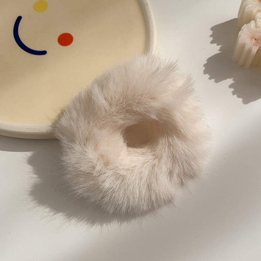 Large Intestine Ring 10 Pieces Set Of Korean Temperament Hair Rope Headdress Female