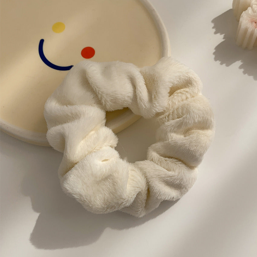 Large Intestine Ring 10 Pieces Set Of Korean Temperament Hair Rope Headdress Female