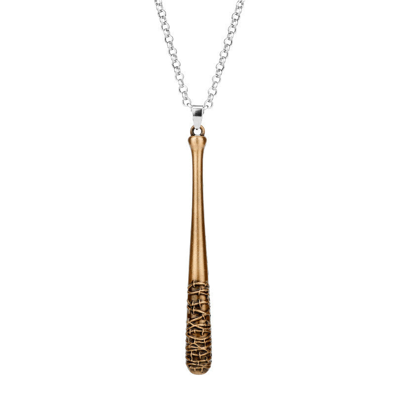 Fashion Alloy Baseball Bat Keychain