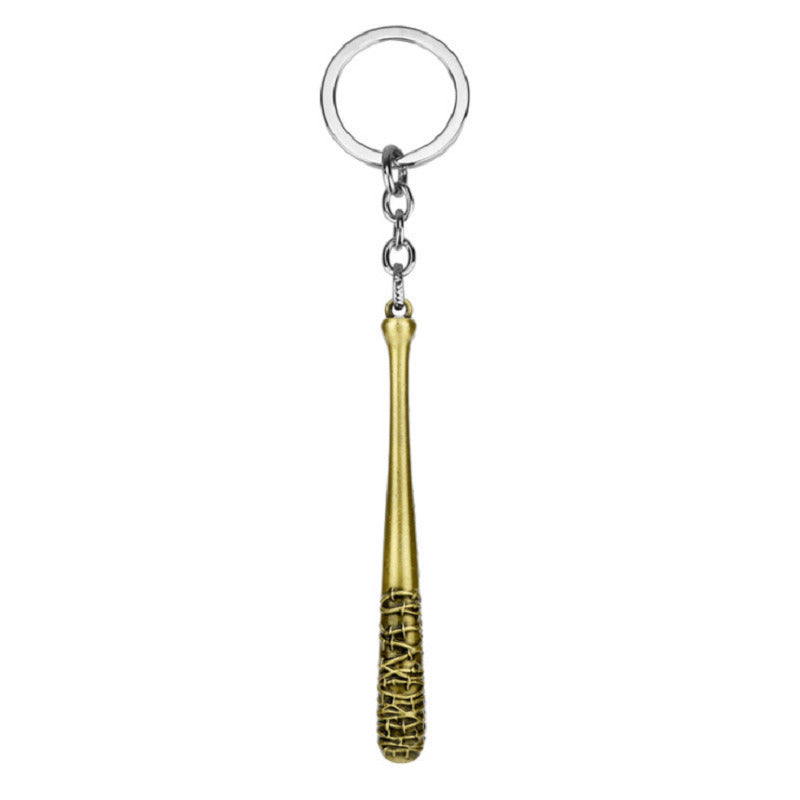 Fashion Alloy Baseball Bat Keychain