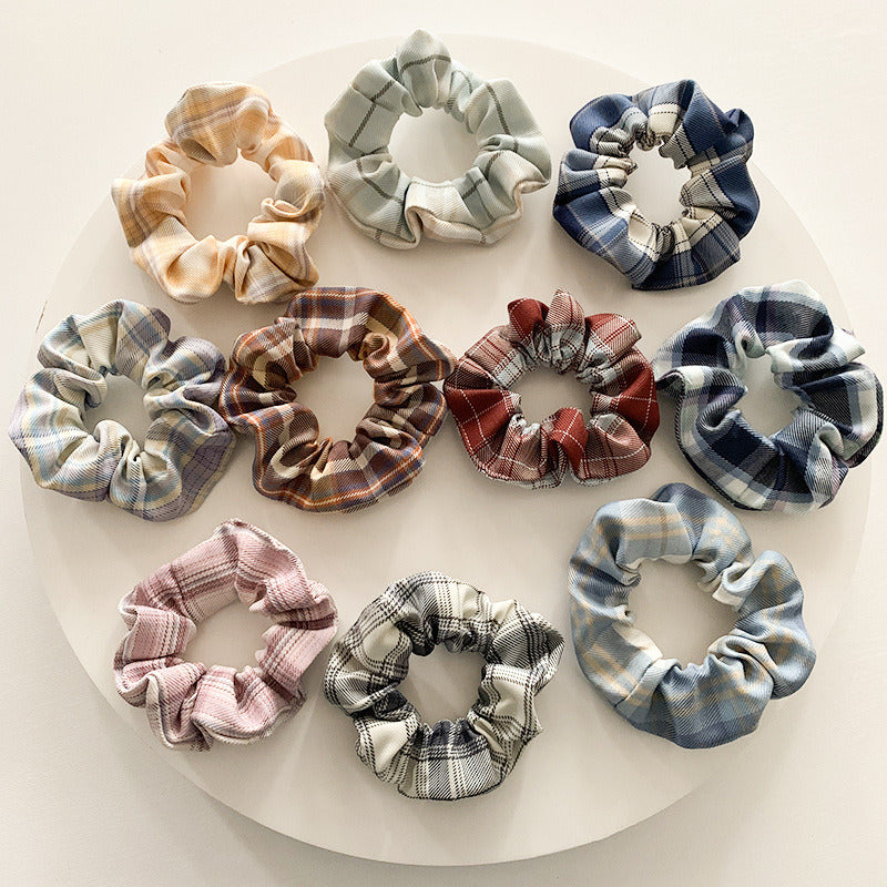 Large Intestine Ring 10 Pieces Set Of Korean Temperament Hair Rope Headdress Female