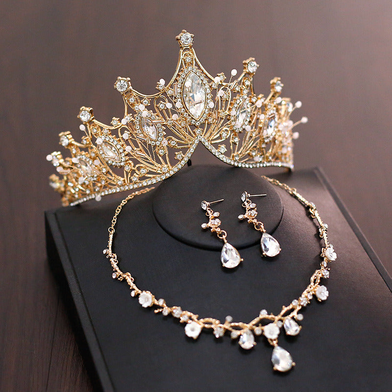 Crown Bride Leader Wedding Dress Headwear Luxury