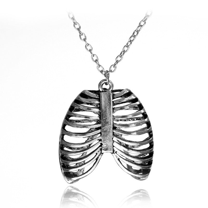 European And American Jewelry Necklace Human Anatomy Pendant Necklace