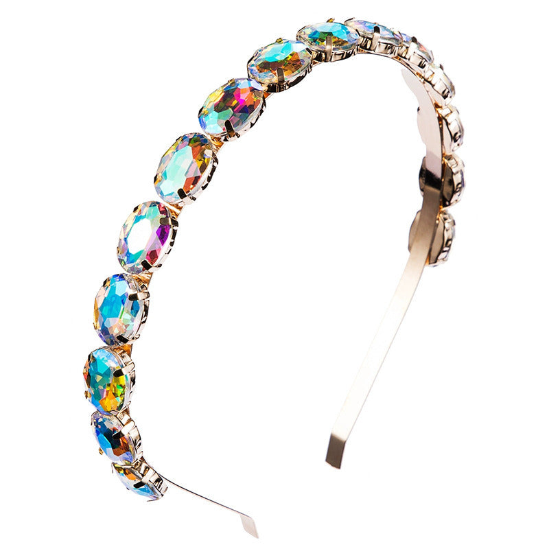 Hair Accessories Headband Temperament Rhinestone Fine Sweet Crystal