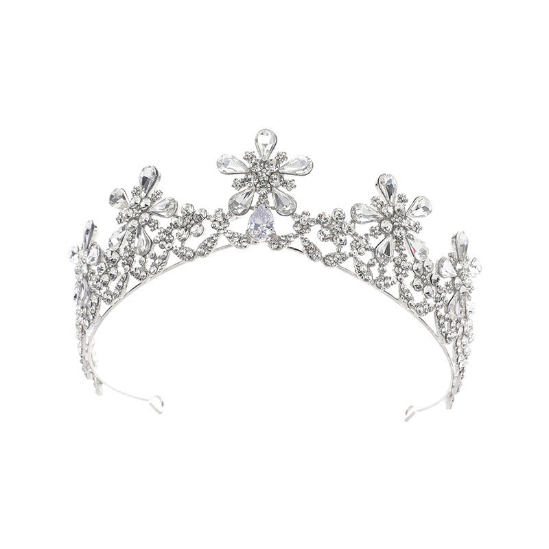 Zircon Crown Hair Accessories Bridal Wedding Makeup