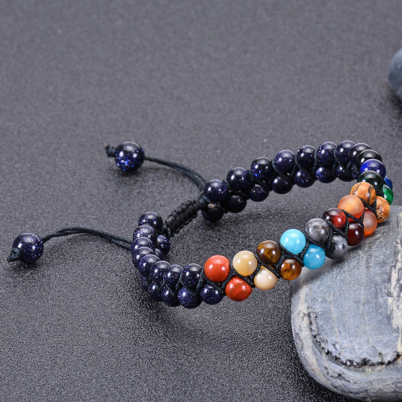 The Universe Galaxy Solar System Eight Planets Bracelet