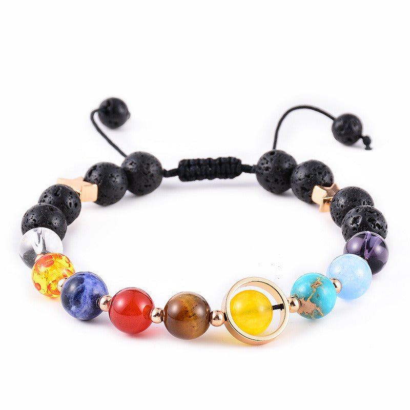 The Universe Galaxy Solar System Eight Planets Bracelet