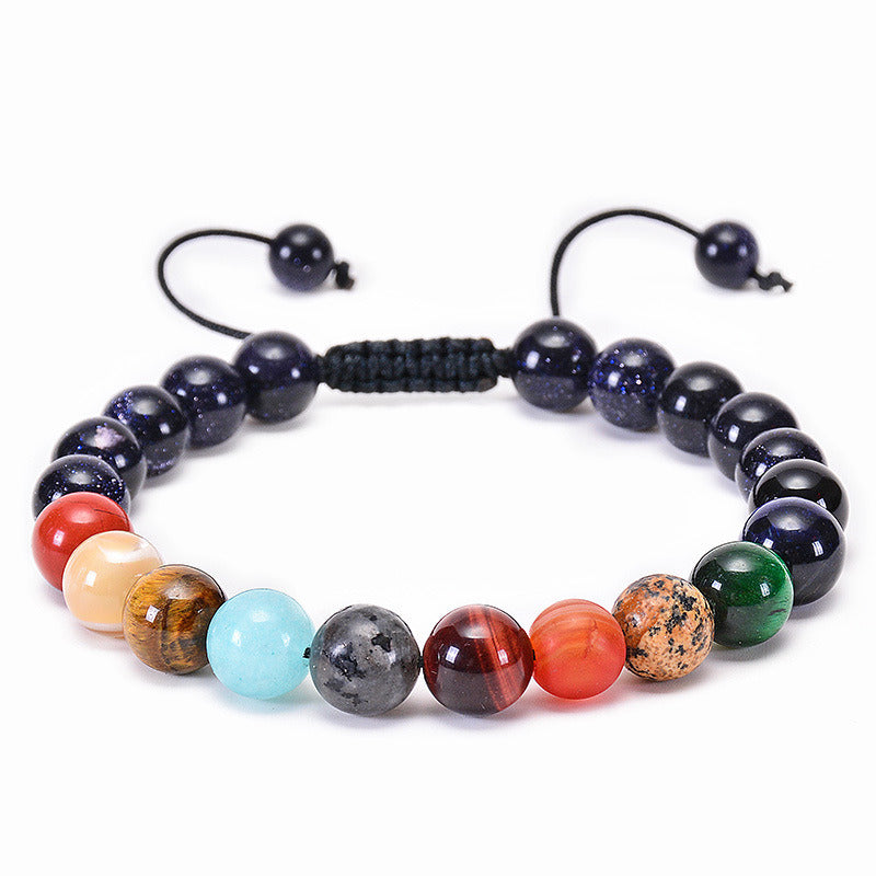 The Universe Galaxy Solar System Eight Planets Bracelet