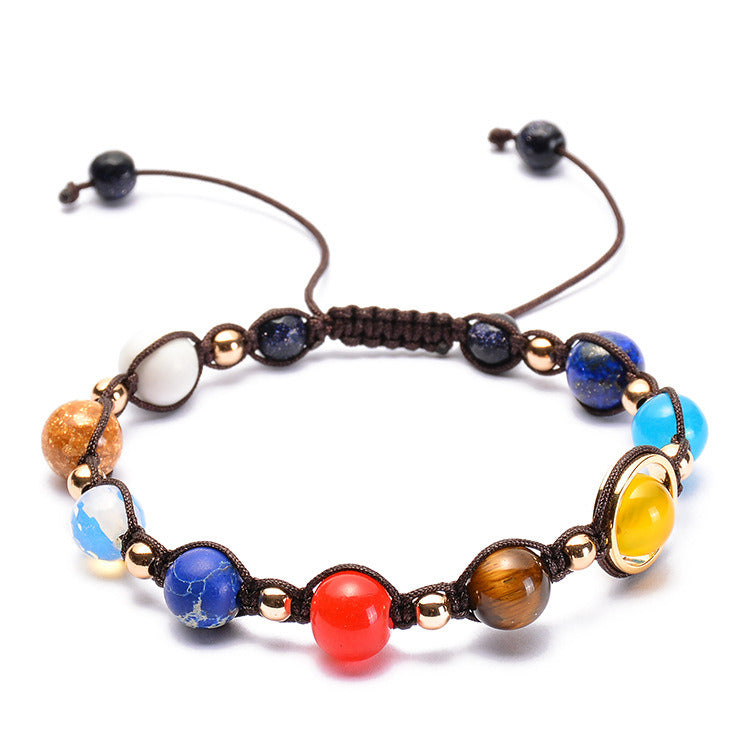 The Universe Galaxy Solar System Eight Planets Bracelet