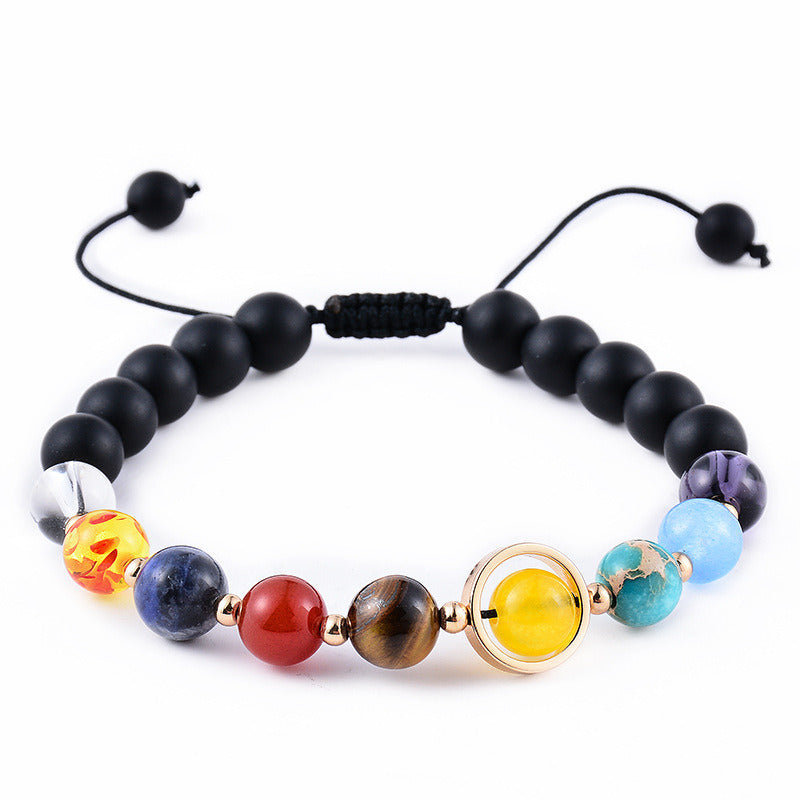 The Universe Galaxy Solar System Eight Planets Bracelet