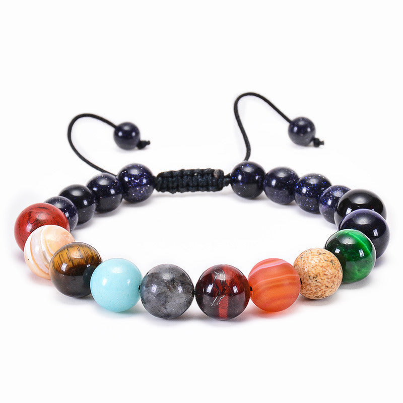 The Universe Galaxy Solar System Eight Planets Bracelet