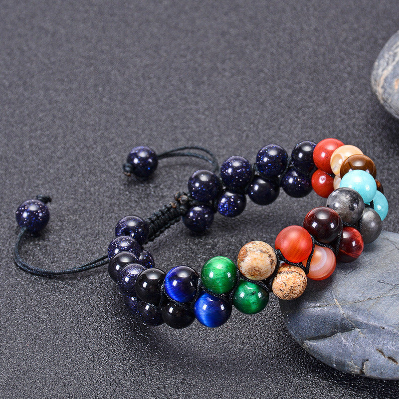 The Universe Galaxy Solar System Eight Planets Bracelet