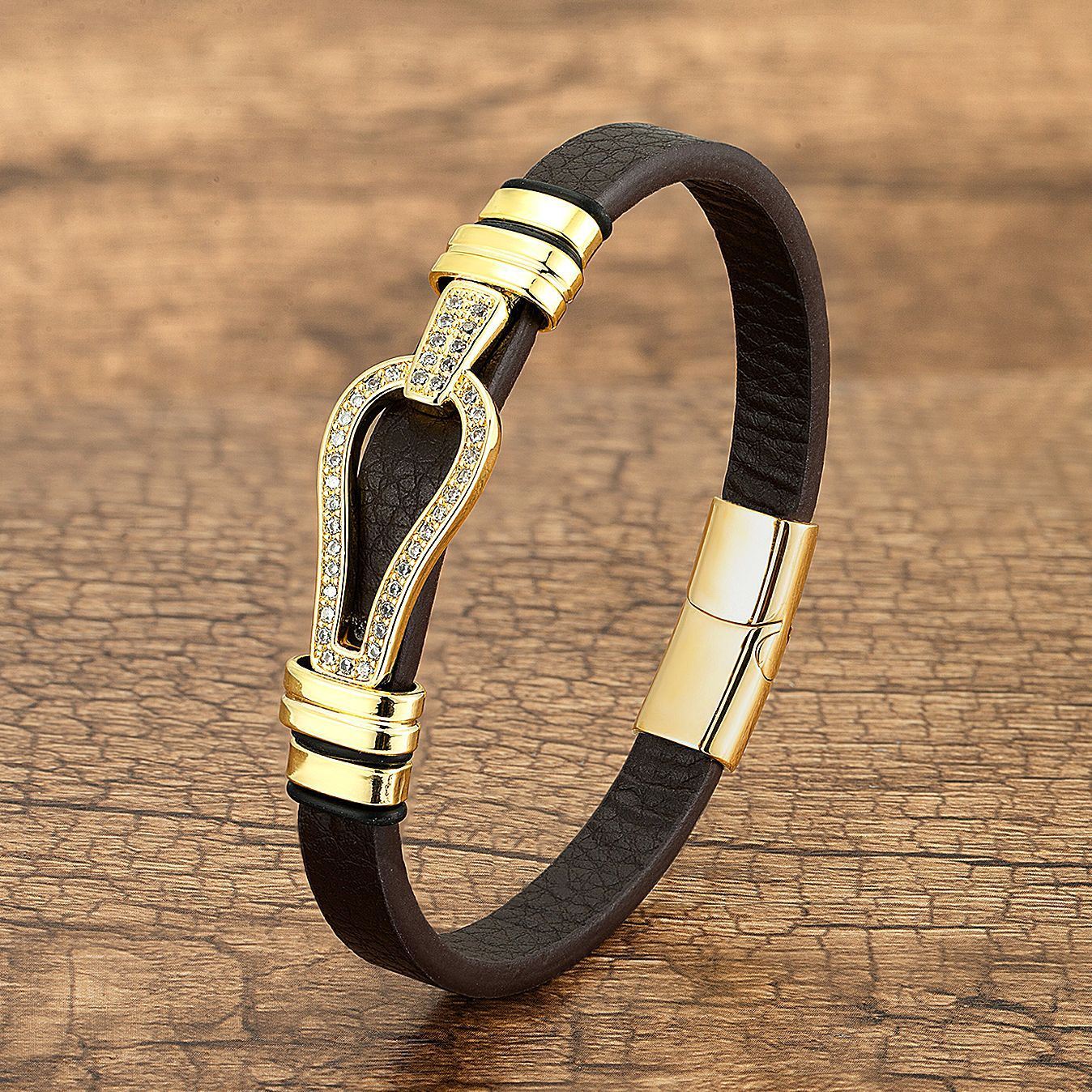 Men's Retro Leather Rope Bracelet