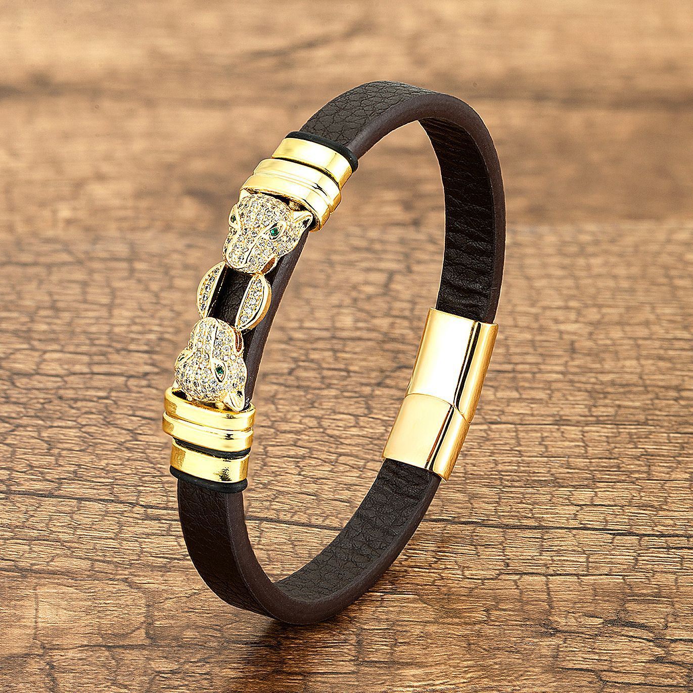 Men's Retro Leather Rope Bracelet