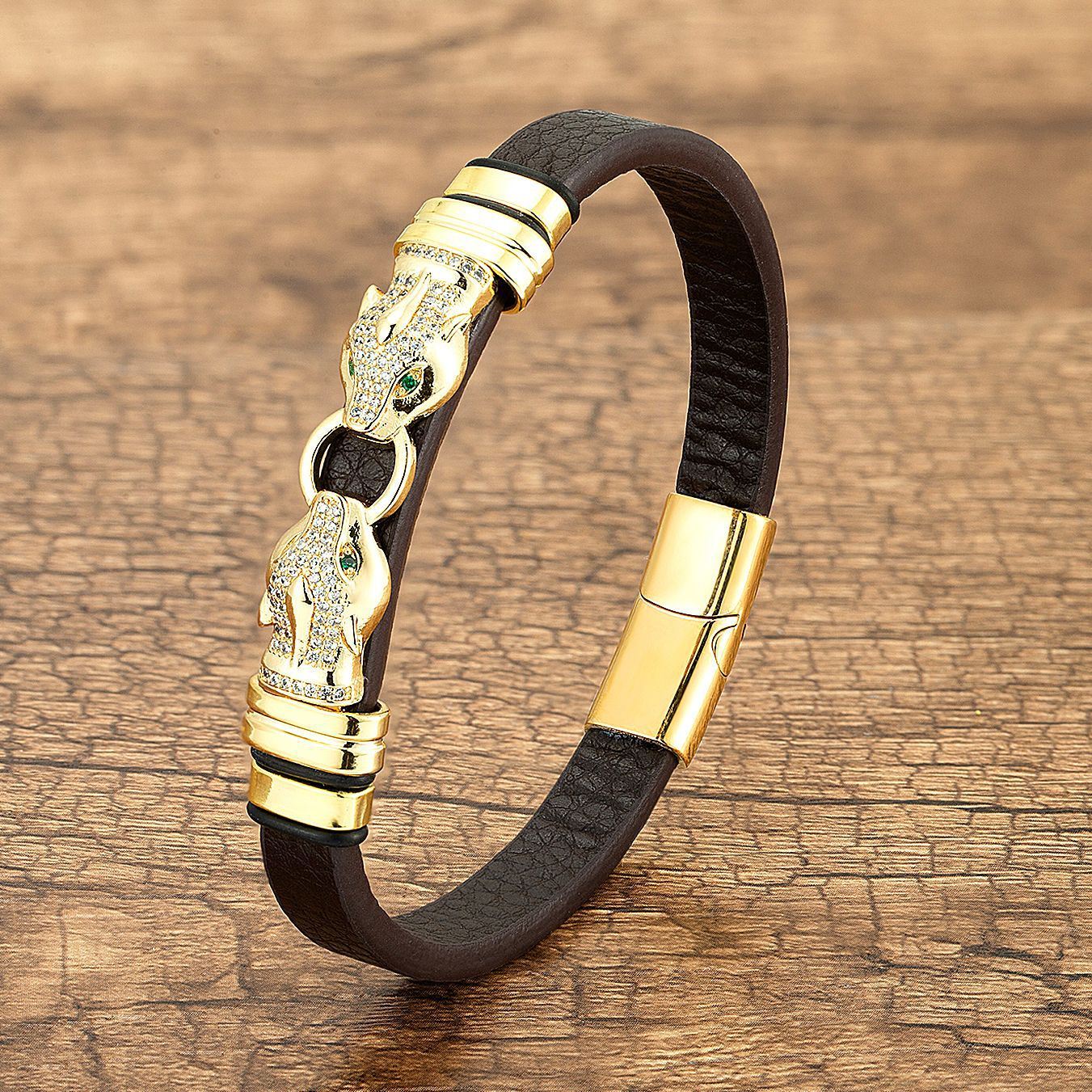 Men's Retro Leather Rope Bracelet