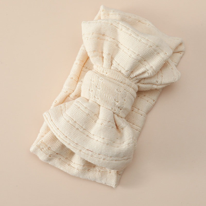 Cute Bowknot Cotton Elastic Baby Hair Band