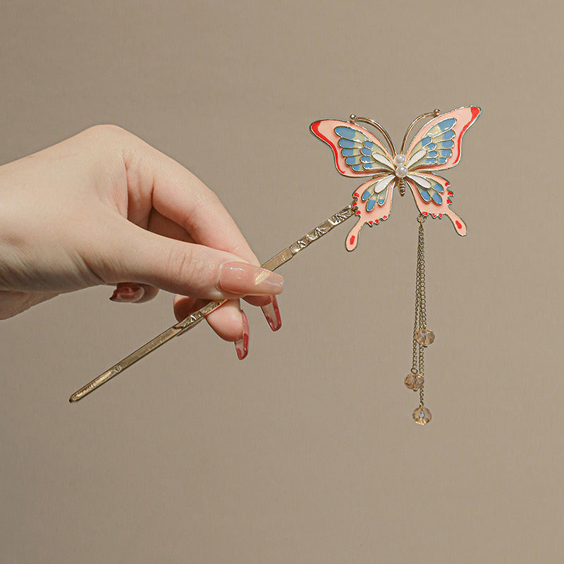 Fashion Butterfly Step Hairpin Simple