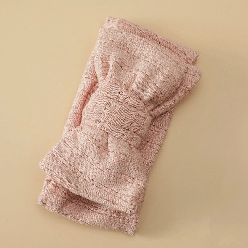 Cute Bowknot Cotton Elastic Baby Hair Band