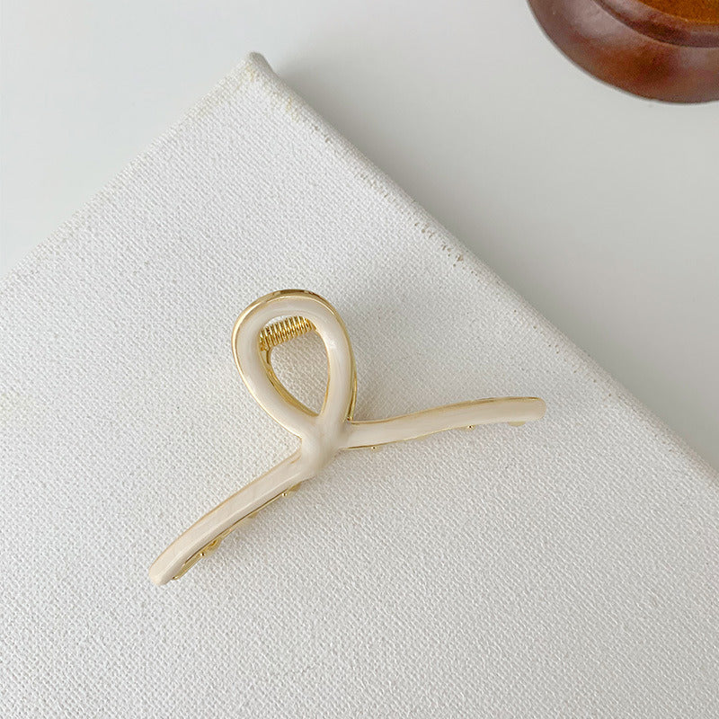 Korean Elegant Ponytail Metal Grip Clip