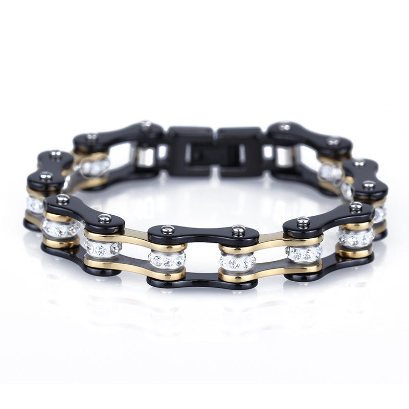 Stainless Steel Cycle Chain Gold Black Machine Cycle Chain