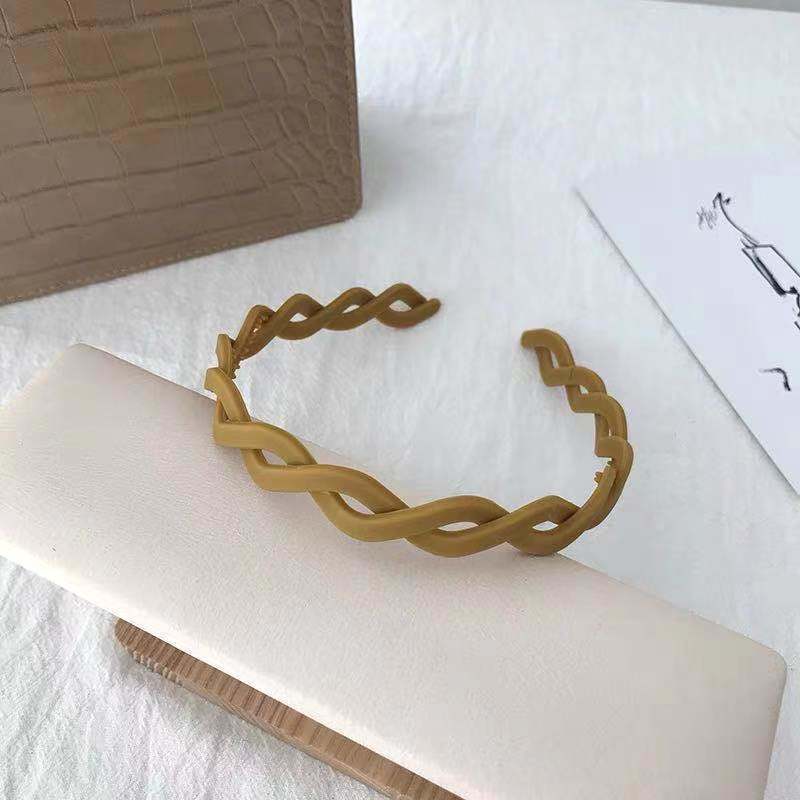 New Minimalistic Headdress Candy Color Plastic Headband