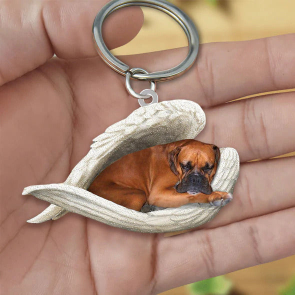 Acrylic Creative Cute Dog Animal Keychain