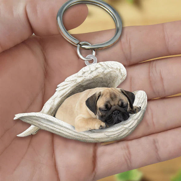 Acrylic Creative Cute Dog Animal Keychain