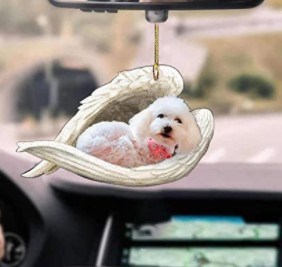 Acrylic Creative Cute Dog Animal Keychain