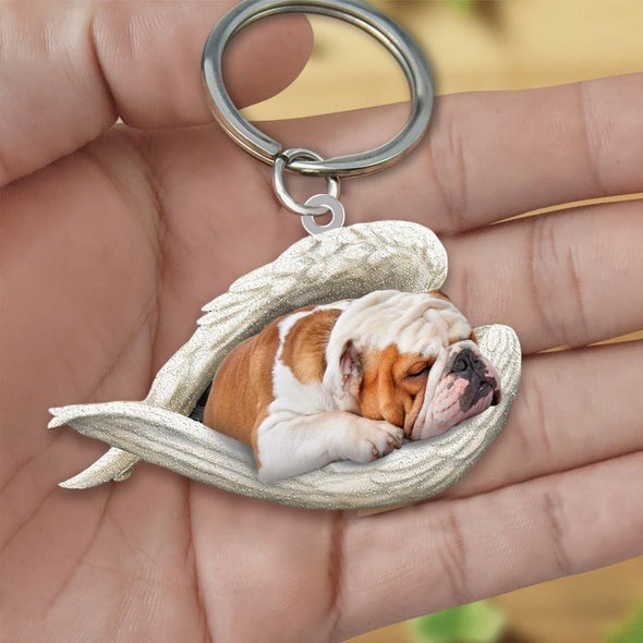 Acrylic Creative Cute Dog Animal Keychain