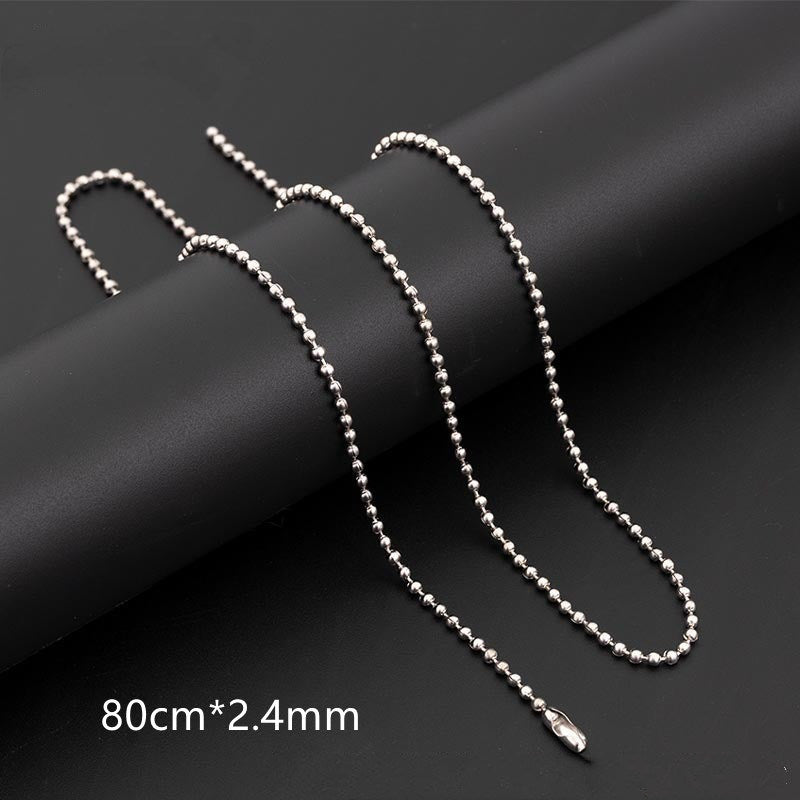 Diy Accessory Bead Chain Necklace 60cm