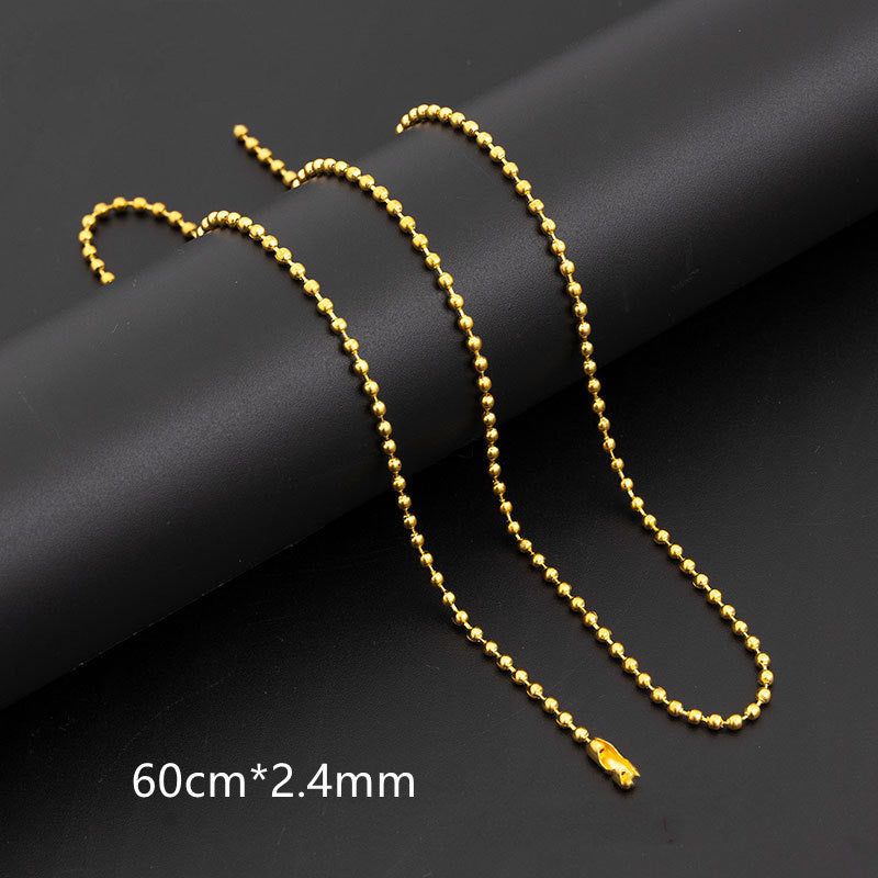 Diy Accessory Bead Chain Necklace 60cm