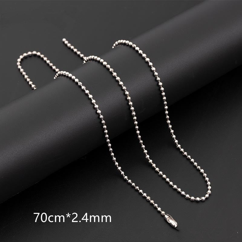 Diy Accessory Bead Chain Necklace 60cm