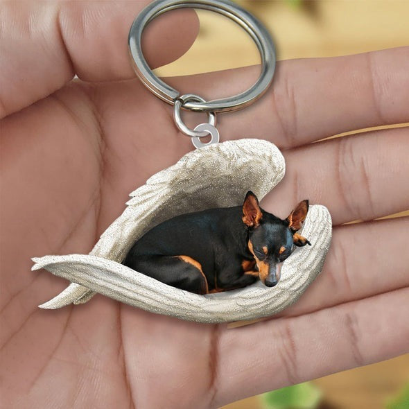 Acrylic Creative Cute Dog Animal Keychain