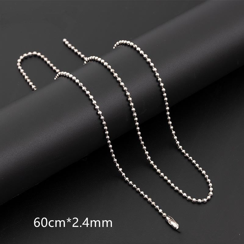 Diy Accessory Bead Chain Necklace 60cm