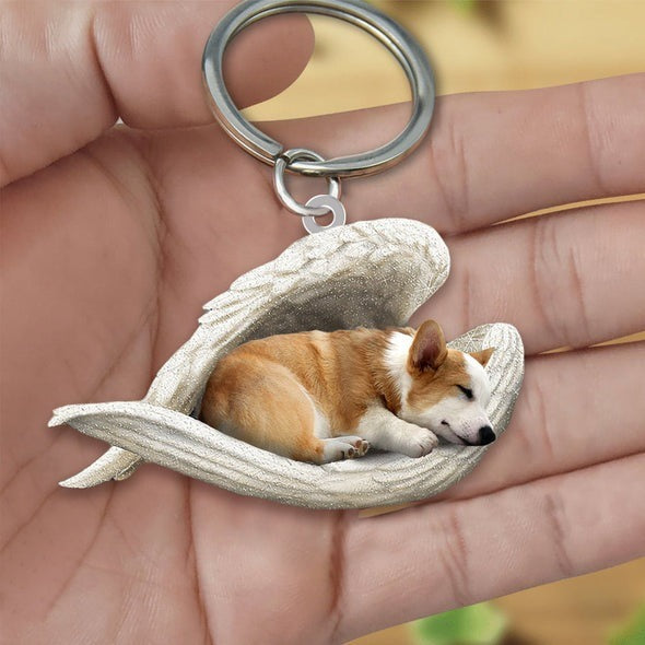 Acrylic Creative Cute Dog Animal Keychain