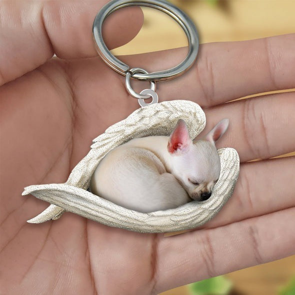 Acrylic Creative Cute Dog Animal Keychain