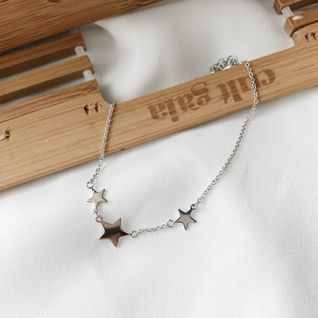 Fashionable Personality Temperament Minimalist Three Star Anklet