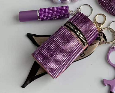 Silk Scarf Keychain Storage Mini