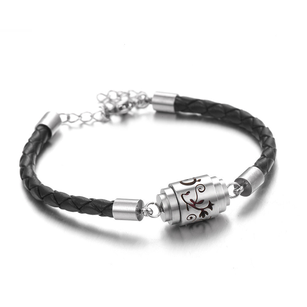 Stainless Steel Hollow Bracelet Aromatherapy Bracelet