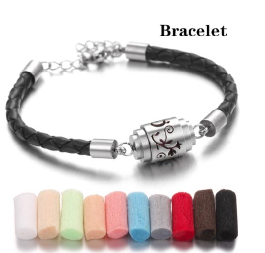 Stainless Steel Hollow Bracelet Aromatherapy Bracelet